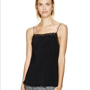 Aritzia Wilfred Black Amaryllis Camisole